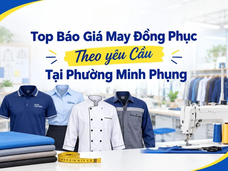Top báo giá may đồng phục theo yêu cầu tại Phường Minh Phụng 2 bao gia may dong phuc phuong minh phung