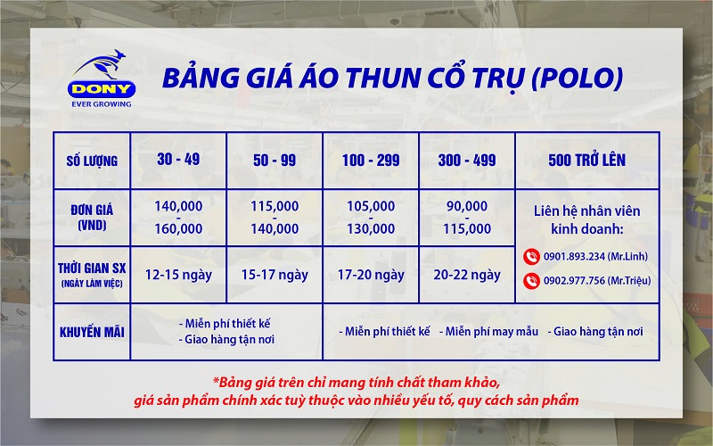 gia ao thun co tru